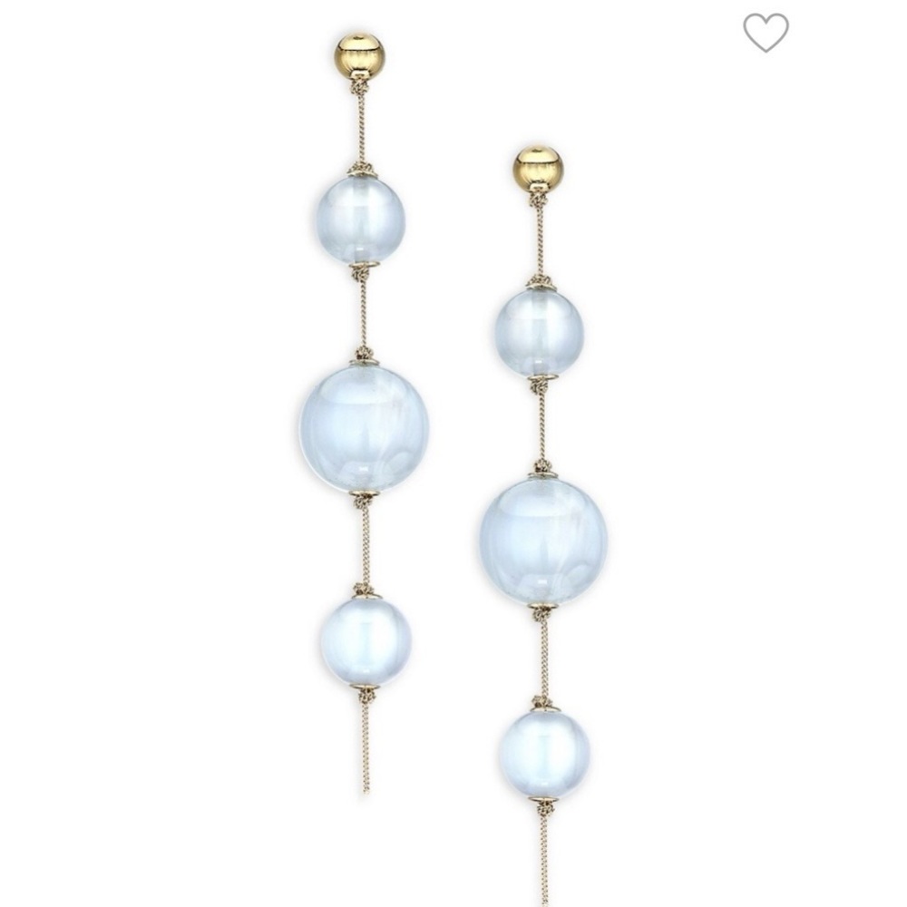 Burberry Marble drop earrings .